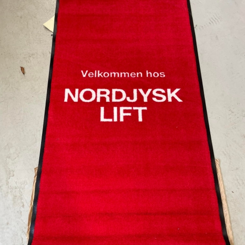 Bouet skilte print tæppe