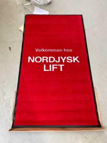 Bouet skilte print tæppe